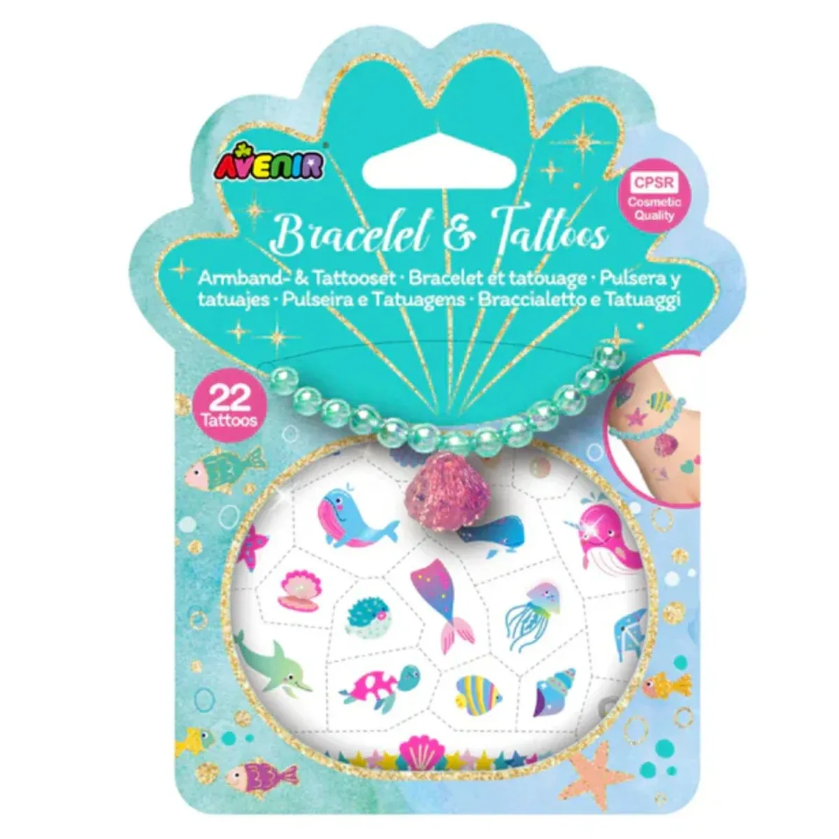Set bratara si tatuaje temporare, Avenir, Fancy Me