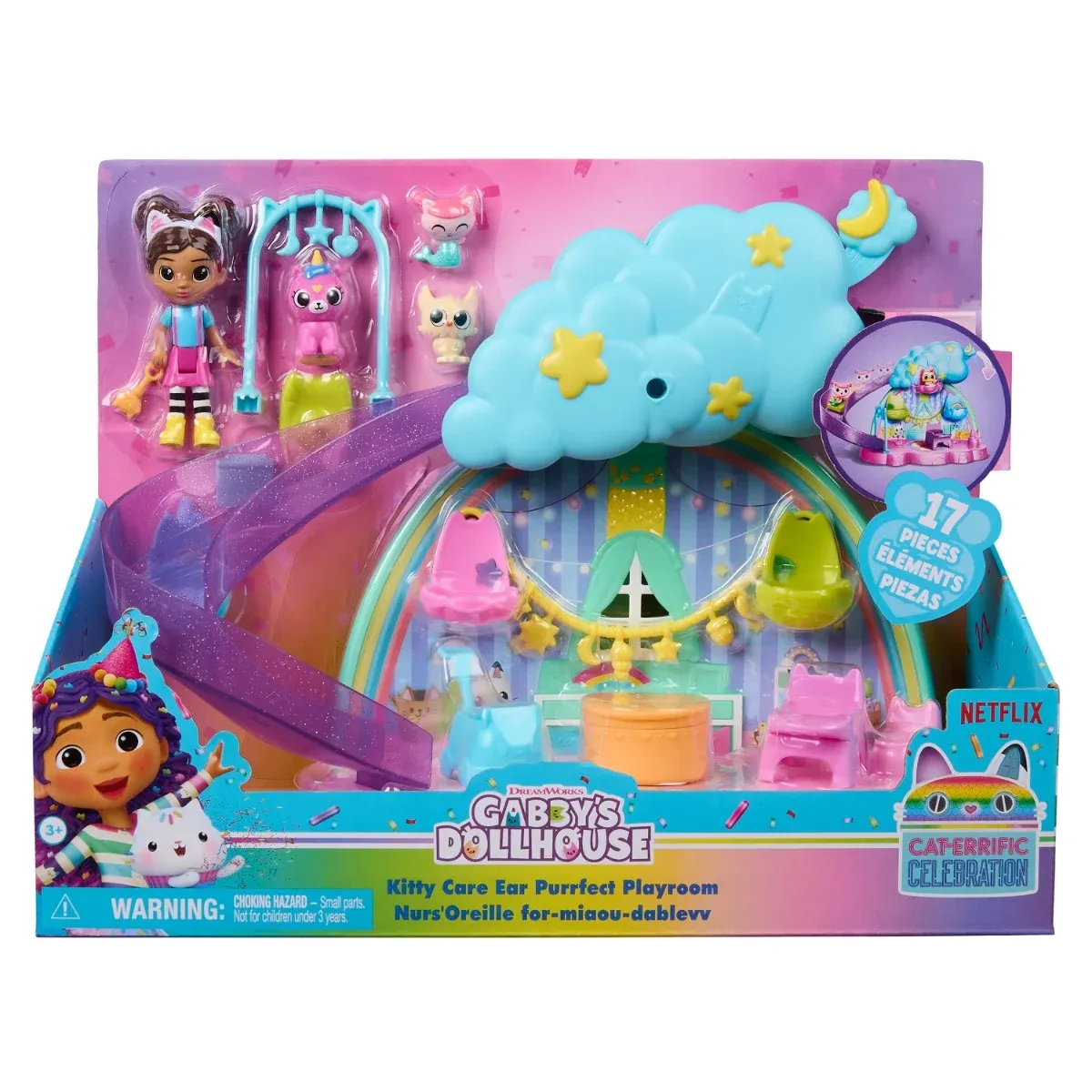 Set camera de joaca, Gabbys Dollhouse, Kitty Care, 6071538