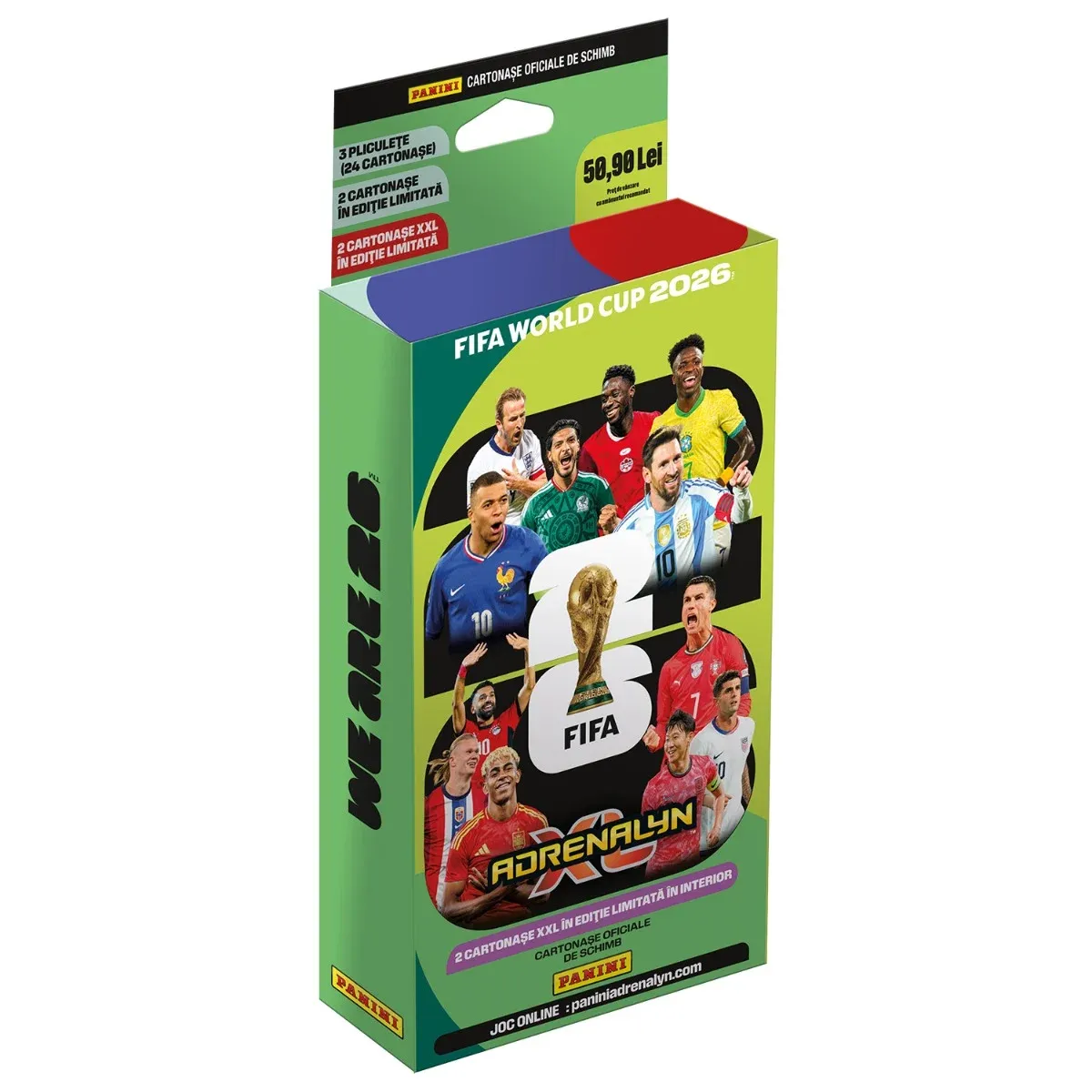 Set cartonase, Panini, Ecoblister XXL, Adrenalyn XL, FIFA World Cup 2026