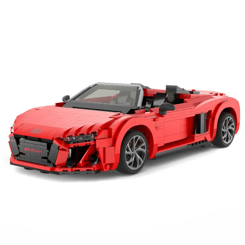 Set constructie masinuta, Rastar, Audi R8 Spyder, 1:14, 1024 piese