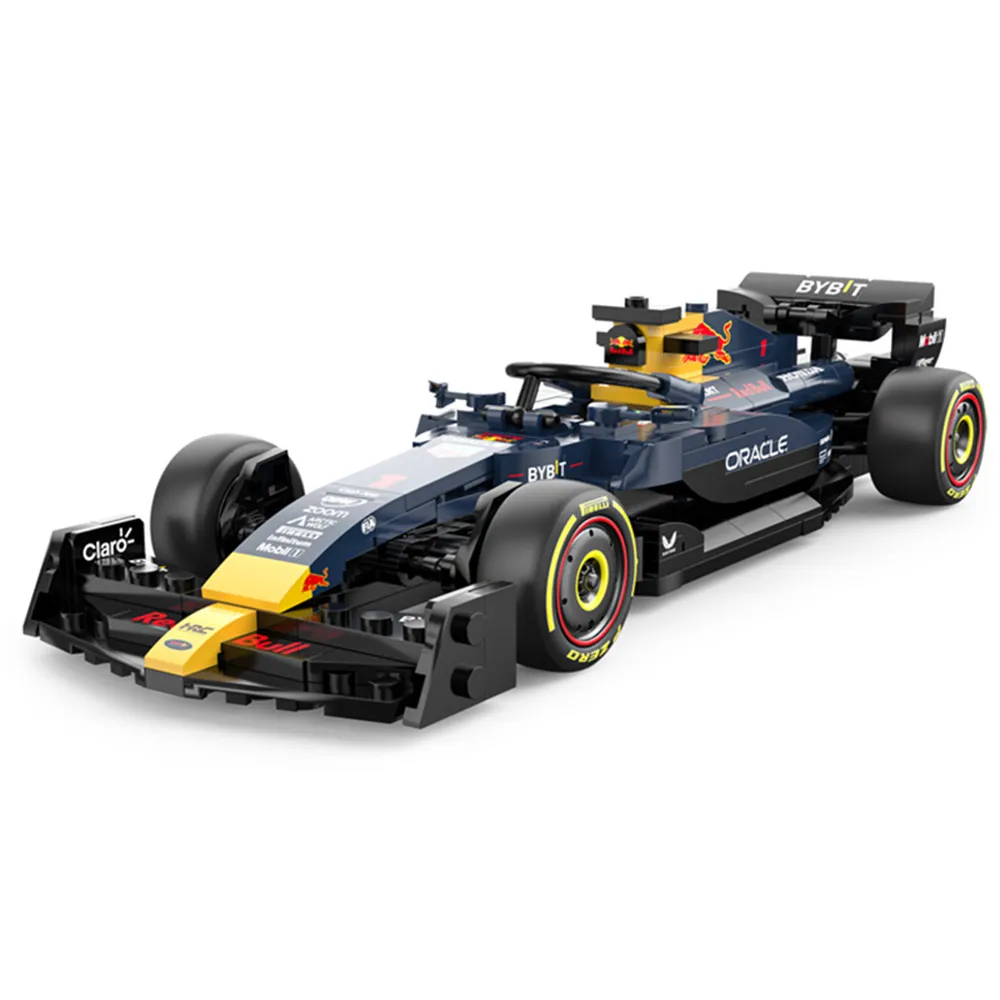 Set constructie masinuta, Rastar, Oracle Red Bull RB19, 1:24, 333 piese