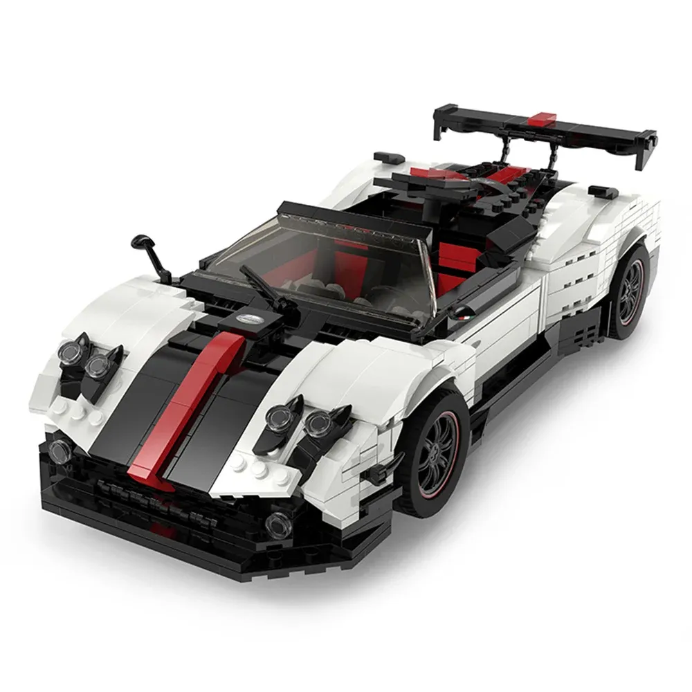 Set constructie masinuta, Rastar, Pagani Zonda Cinque, 1:16, 1024 piese