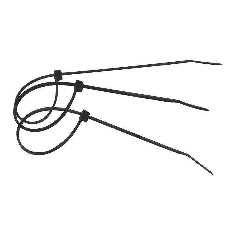 Set de 100 Coliere din Nylon, Harden, 300 x 2.5, Negru