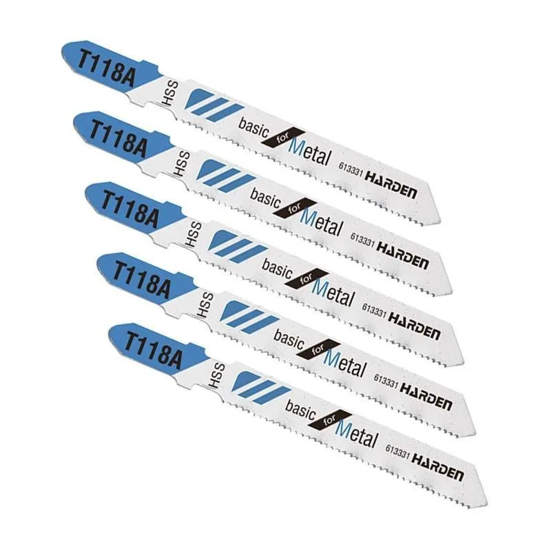 Set de 5 Panze de Fierastrau Pendular, T118A, Industrial, Harden