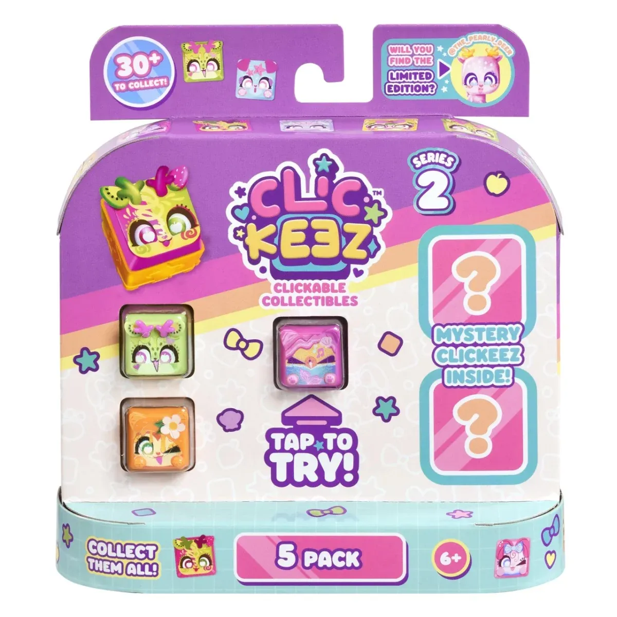 Set de joaca cu taste decorative, Clickeez, 5 piese