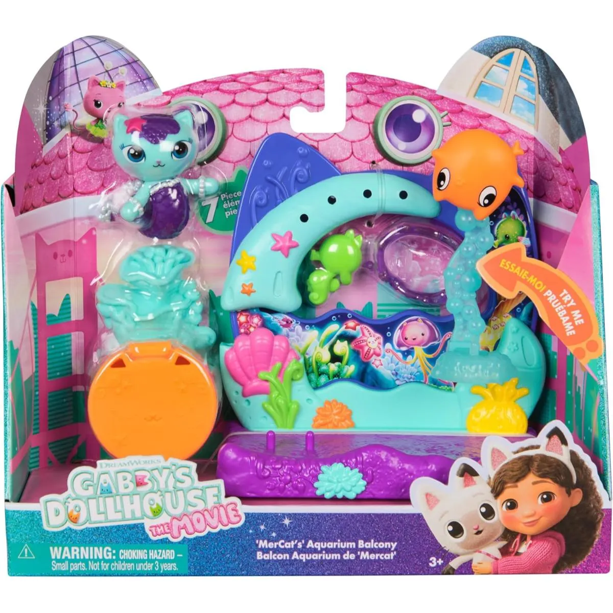 Set de joaca, Gabbys Dollhouse, MerCat Aquarium Balcony, 6074163