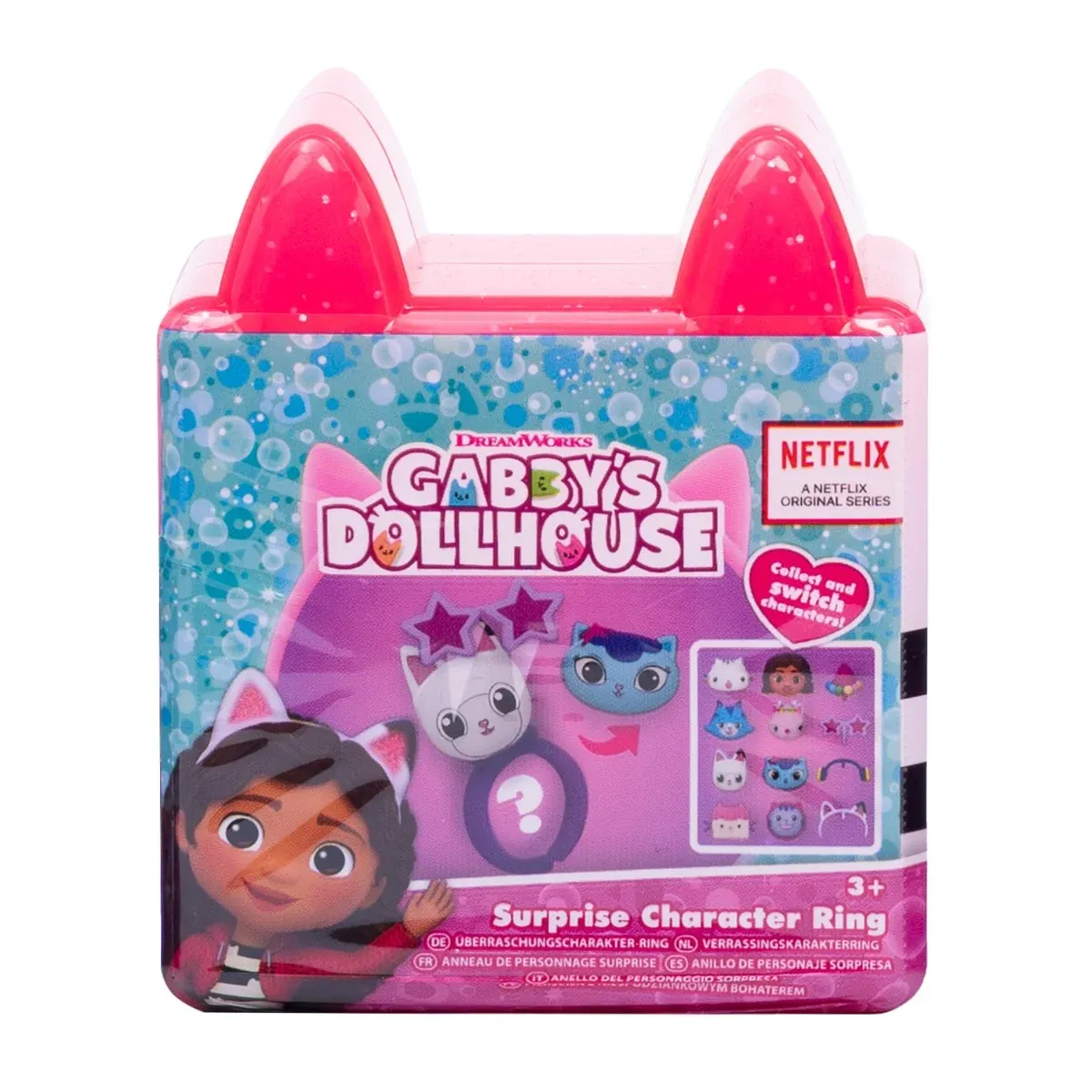 Set figurine surpriza, Gabbys Dollhouse, Rosu