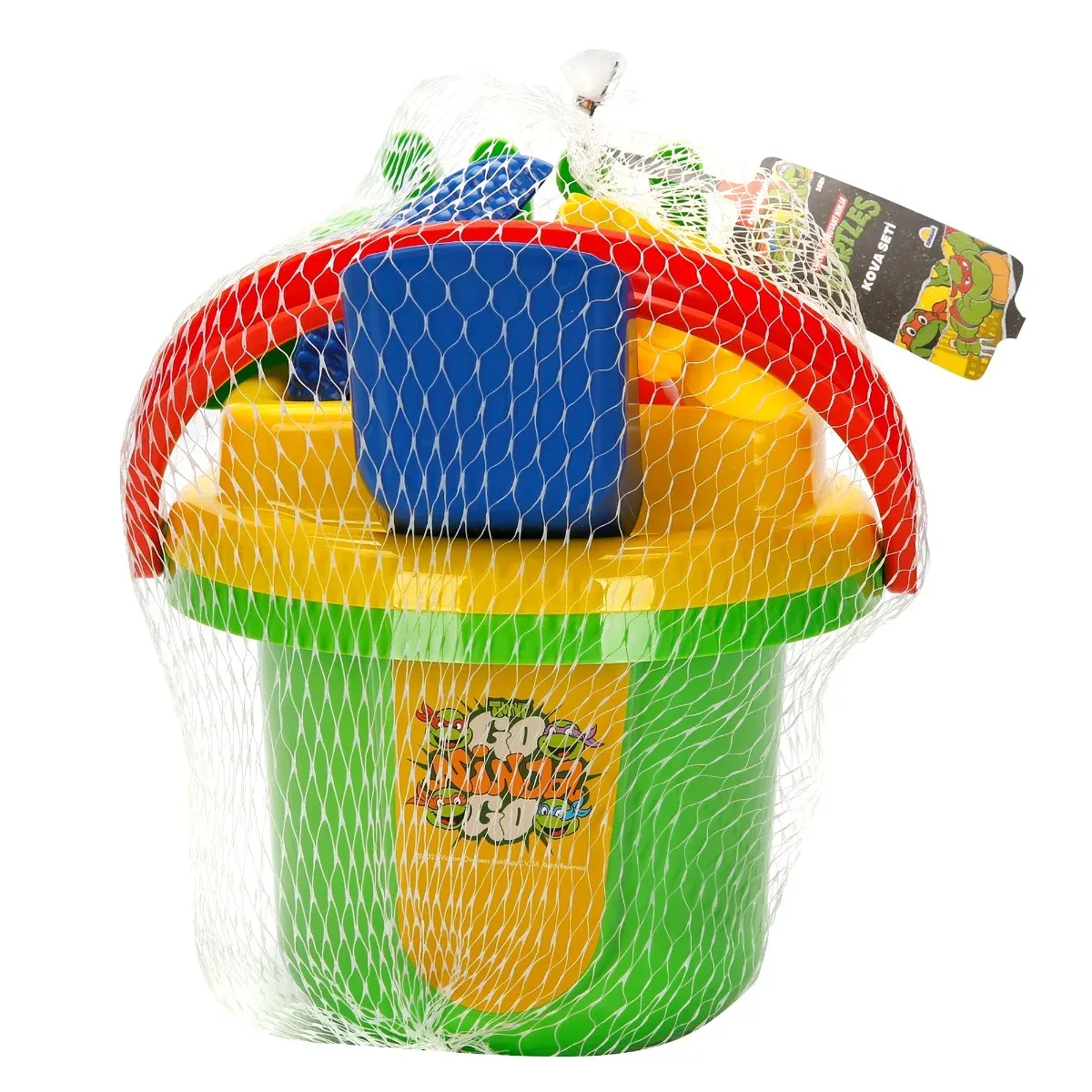 Set galetusa cu ustensile pentru plaja, Testoasele Ninja