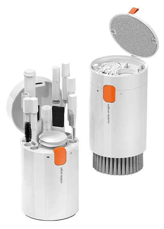 Set pentru curatare dispozitive Mobile Origin, 20 in 1, Alb