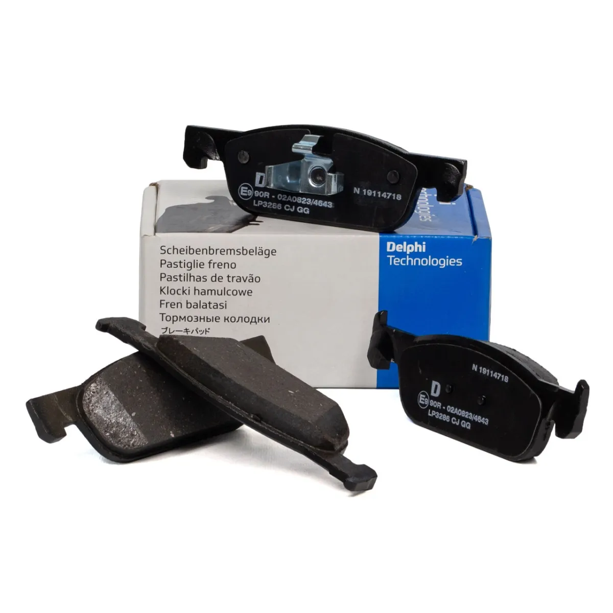 Set Placute Frana Fata Delphi Dacia Sandero 2 2012  LP3286