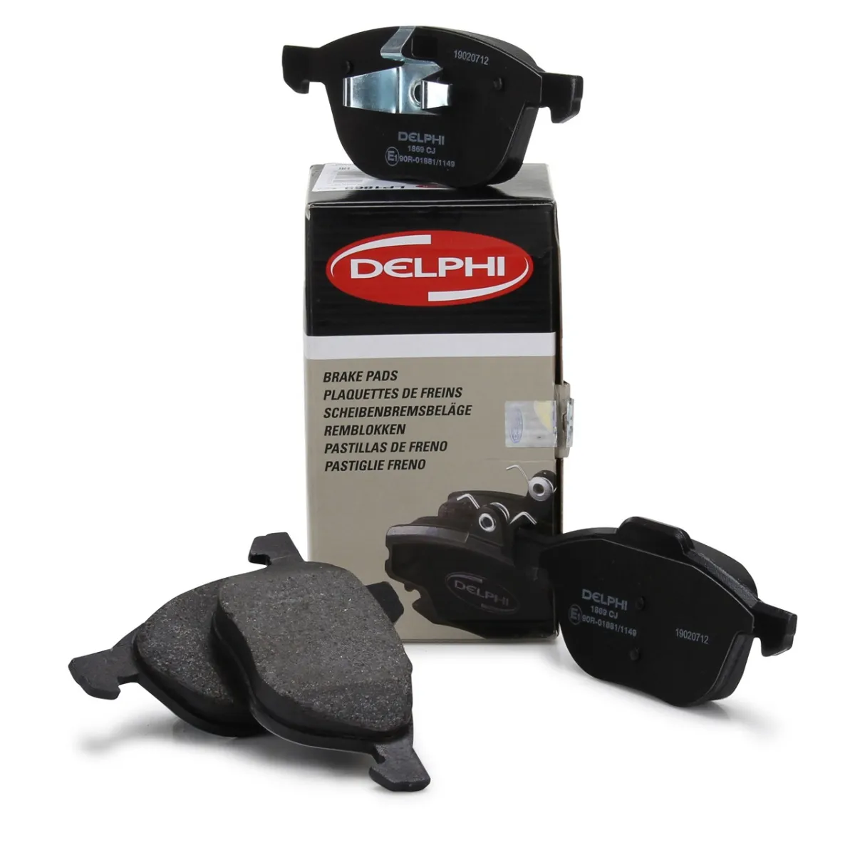 Set Placute Frana Fata Delphi Ford Grand C-Max 2010  LP1869