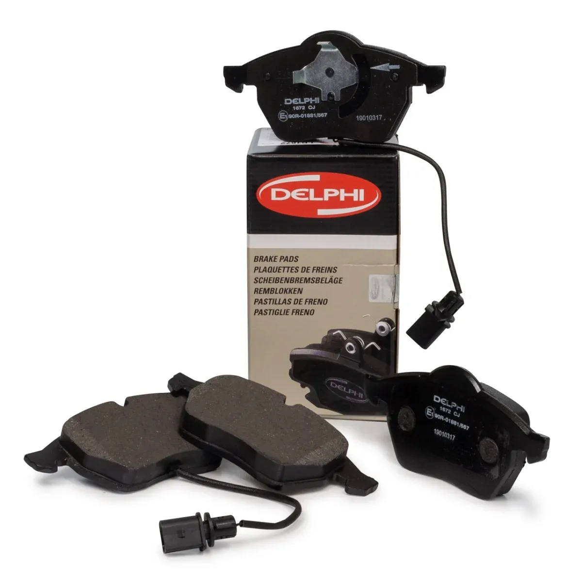 Set Placute Frana Fata Delphi Seat Exeo 2008  LP1672