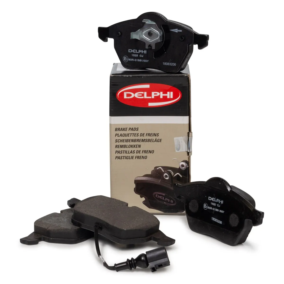 Set Placute Frana Fata Delphi Seat Toledo 2 1998-2004 LP1525