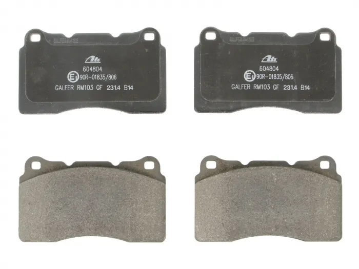 Set placute frana Fata potrivit VOLVO S60 I, V70 II; ALFA ROMEO GIULIETTA; RENAULT MEGANE III 1.6D-2.5 01.03-12.20