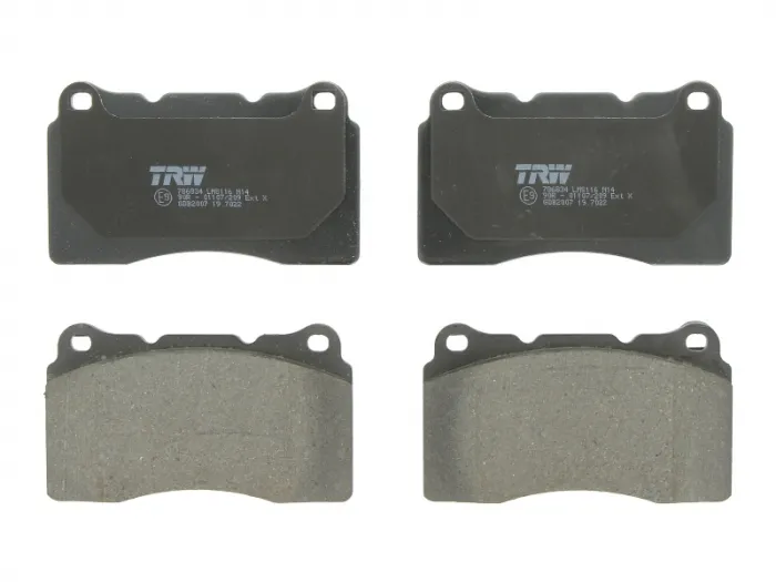 Set placute frana Fata potrivit VOLVO S60 I, V70 II; ALFA ROMEO GIULIETTA; RENAULT MEGANE III 1.6D-2.5 07.02-12.20