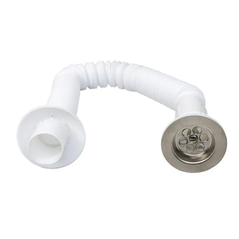 Sifon pentru Chiuveta Q40, Plastic, Alb