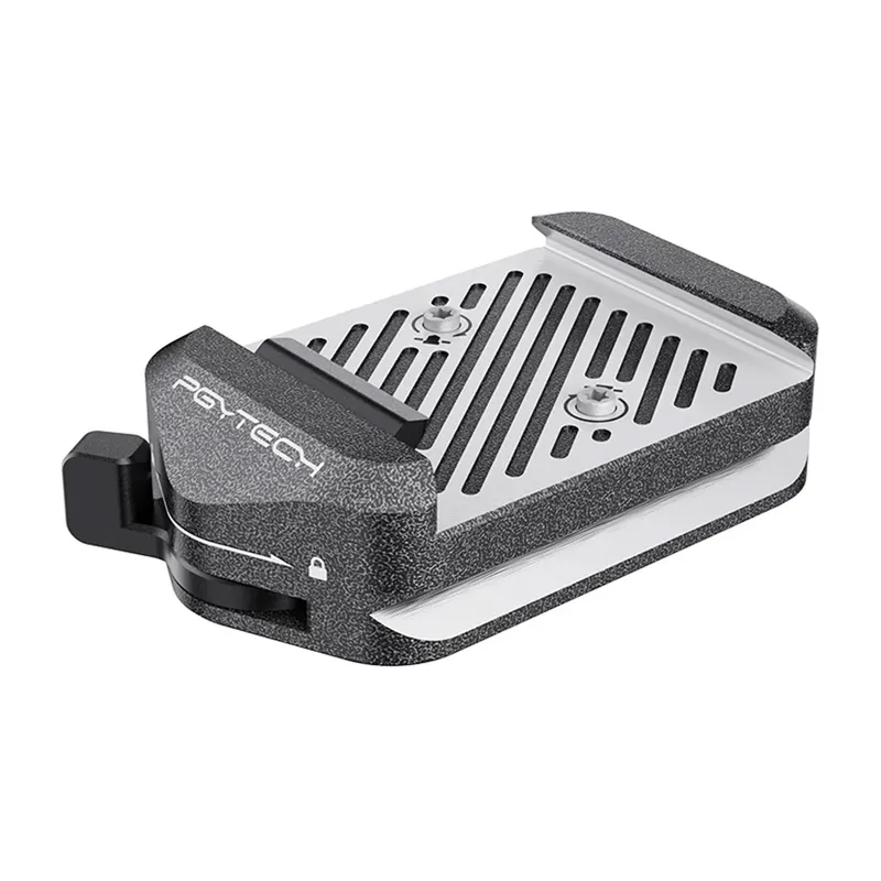 Sistem de prindere cu Quick Release PGYTech Arca-Type V2 compatibil cu diferite aparate foto, Silver