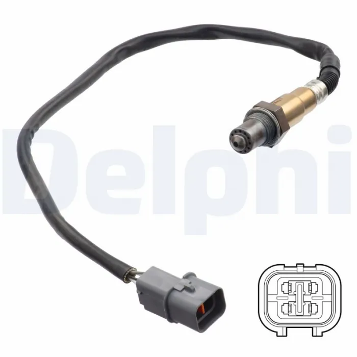 Sonda lambda (546mm) potrivit CHEVROLET EPICA; HYUNDAI I20 I, I20 II; KIA PICANTO II, RIO III; NISSAN X-TRAIL I; SUZUKI GRAND VITARA II 1.2-2.2D 06.01-03.20