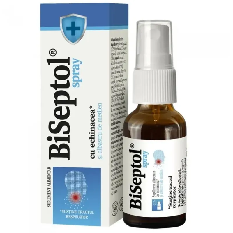 Spray cu Echinacea si Albastru de Metilen Biseptol, 20 ml