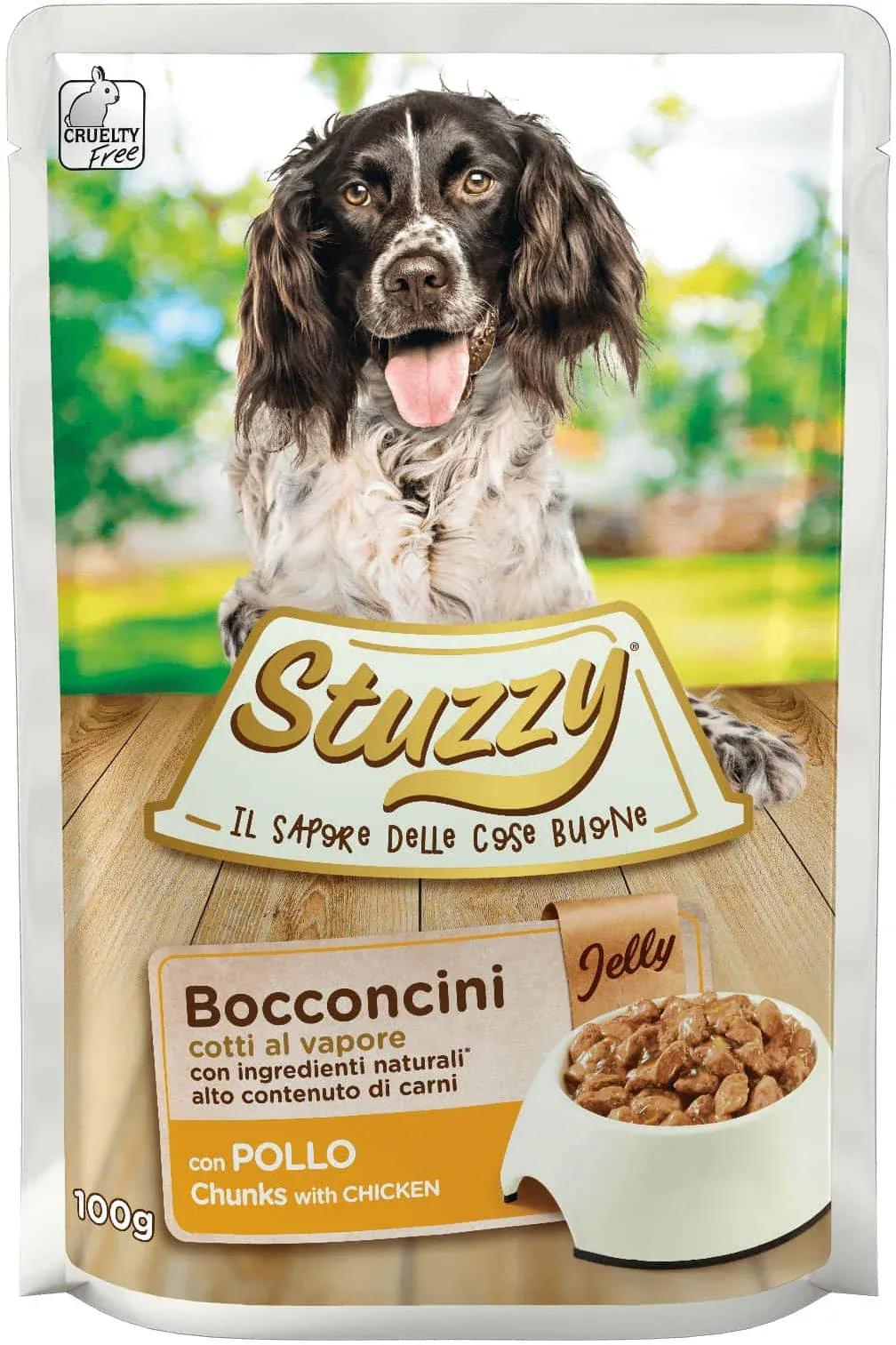 STUZZY Plic hrană umedă pentru câini, cu Pui 100g