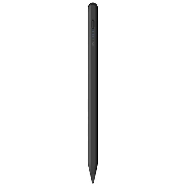 Stylus magnetic Uniq Pixo Lite compatibil cu tablete iPad, 165 mAh, Incarcare USB-C, Bluetooth, Negru