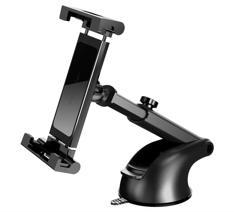 Suport auto pentru tableta si telefon Mobile Origin MO6, Dashboard / Windshield Mount, Rotire 360 grade, Negru