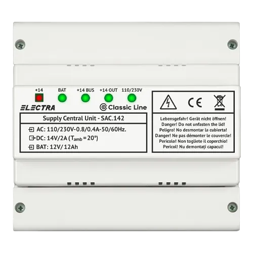 Sursa de alimentare in comutatie cu back-up SAC 142 - ELECTRA SAC.142