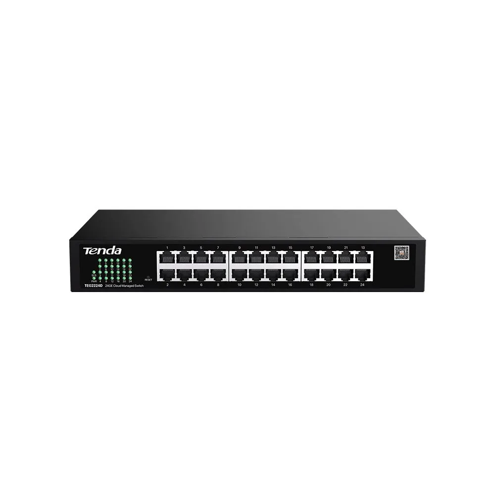 Switch Gigabit cu 24 porturi Tenda TEG2224D, 48 Gbps, 35.7 Mpps, 8000 MAC, management cloud