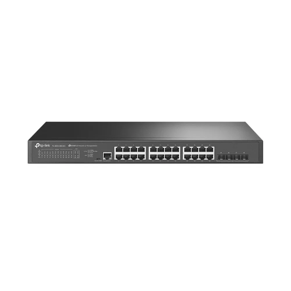 Switch rackabil cu 24 de porturi TP-Link TL-SG3428X-M2, 200 Gbps, 148.80, Omada SDN, cu management
