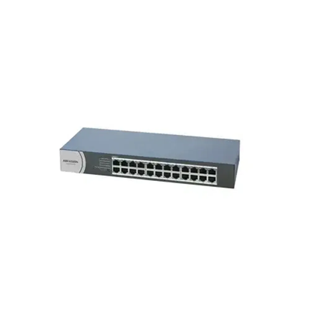 Switch rackabil Gigabit Hikvision DS-3E0516R-O,16 porturi, 32 Gbps, 8K MAC, plug and play