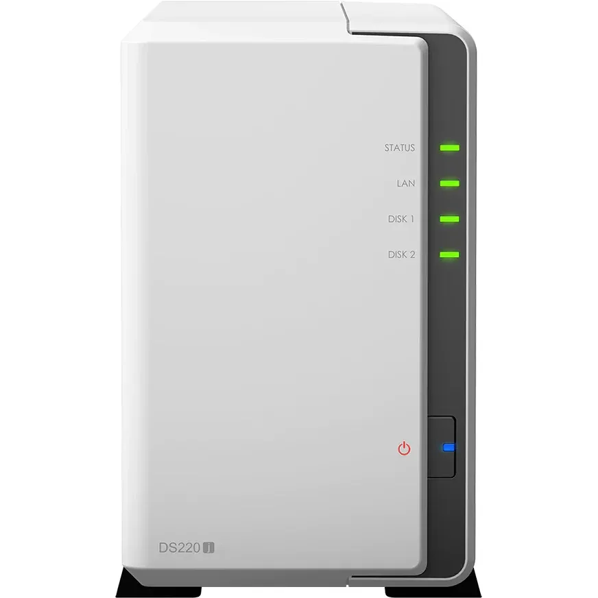 Synology Network Attached Storage Synology DS220j, procesor 1.4 GHz, Quad Core, 512MB DDR4, 2 Bay