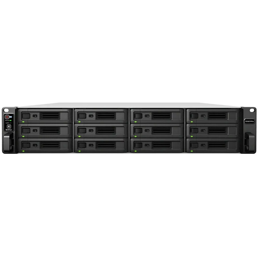 Synology Network Attached Storage Synology RackStation RS3621RPxs, 12-bay, Six Core Intel Xeon D-1531, 8 GB DDR4 ECC UDIMM, 2 x USB 3.2 gen1, 2 x Expansion Port