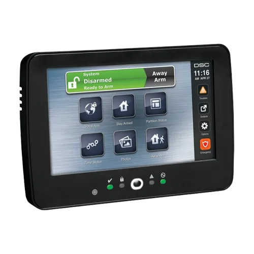 Tastatura touch screen color 7', 248 zone, negru, EN/RO, SERIA PRO - DSC HS2TCHPROBLKEE1