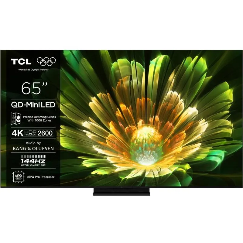 TCL Televizor TCL Mini LED 65Q7C, 164 cm, Smart Google TV, 4K Ultra HD, (Model 2025), Negru
