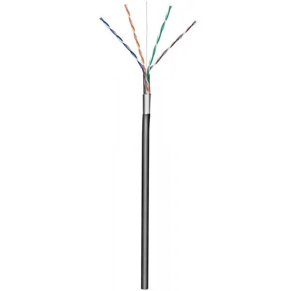 TECHLY Cablu TECHly F/UTP Hank Cat.5E CCA 305m Solid Exterior Negru ITP8-RIS-0305LO