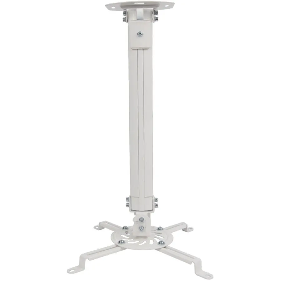 TECHLY Suport de tavan pentru videoproiector, reglabil, extensie 55-90 cm, capacitate sustinere 13.5KG, Argintiu, Techly, ICA-PM 18M