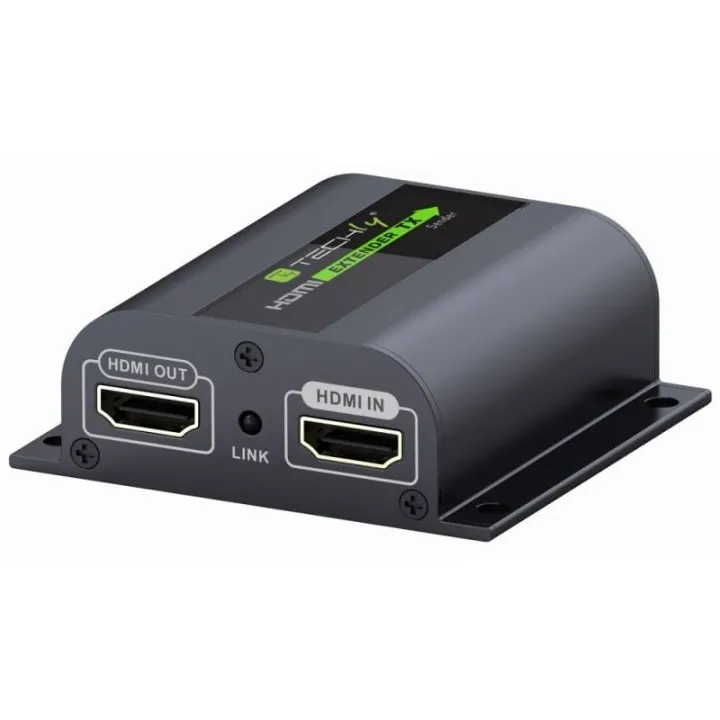 TECHLY Techly HDMI extender by Cat.6/6a/7 cable, up to 60m, FullHD, with IR