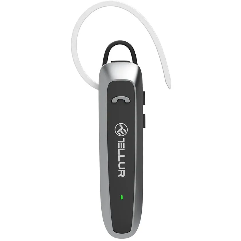 Tellur Casca Bluetooth Tellur Vox 95, pana la 20 ore timp de vorbire, conectare simultana la 2 dispozitive, compatibila IOS/Android, microfon omnidirectional cu functie de reducere a zgomotului, Negru