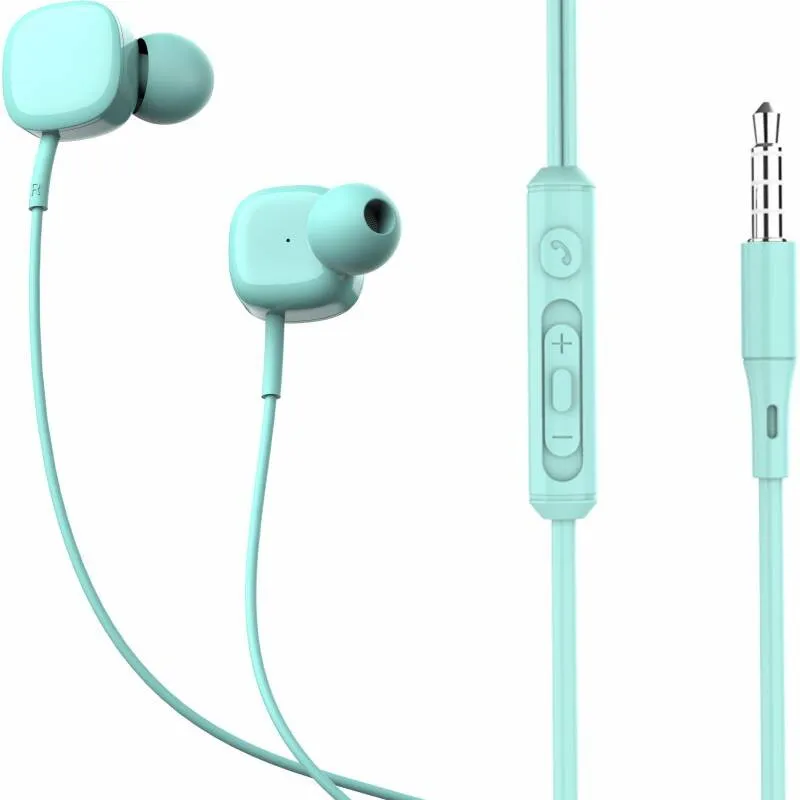 Tellur Casti in-ear cu fir Tellur Basic Sigma, microfon, mufa Jack 3.5 mm, albastru