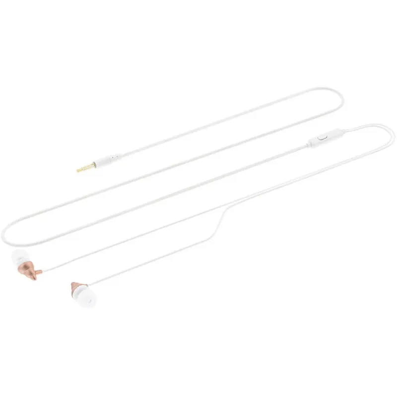 Tellur Casti in-ear cu fir, Tellur Magiq, microfon, mufa Jack 3.5 mm, Alb/Roz