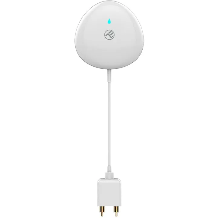 Tellur Senzor Inteligent inundatie, Tellur Smart TLL331081, Wi Fi, 2 baterii AAA, Alb