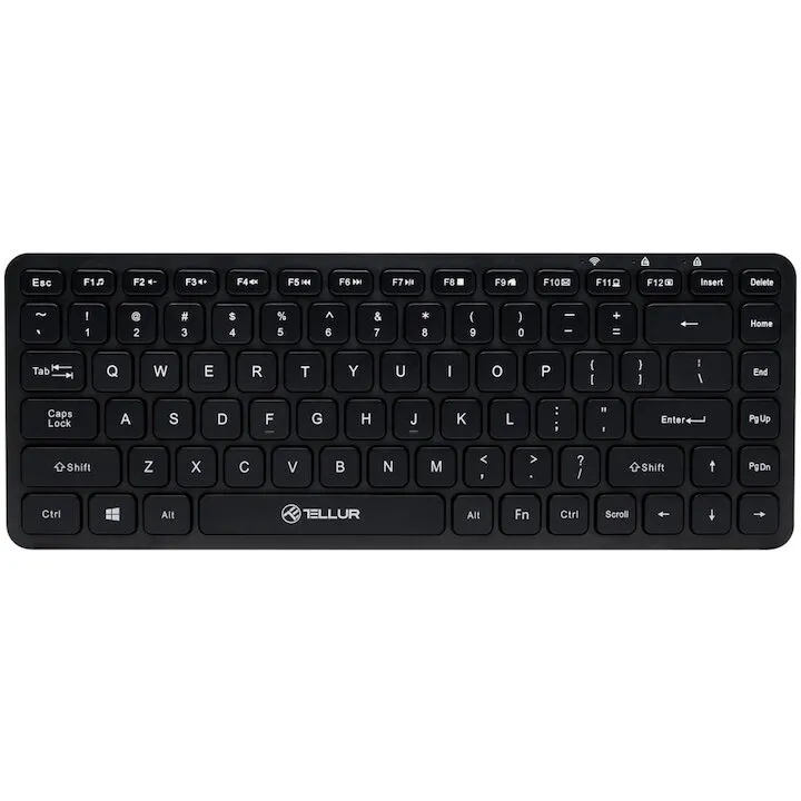 Tellur Tastatura fara fir Tellur, Mini, Negru