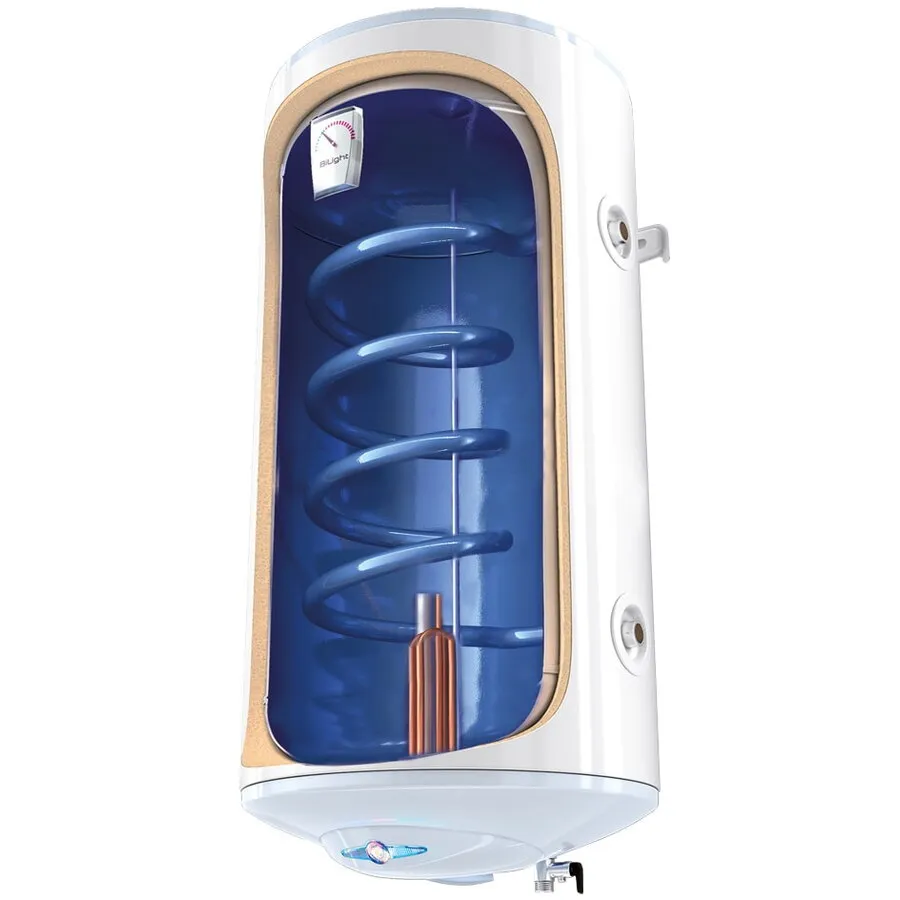 TESY Boiler termoelectric cu serpentina Tesy BiLight GCVS 1004420 B11 TSR, 2000 W, 100 l, serpentina pe partea dreapta, 0.8 Mpa, 18 mm, Alb