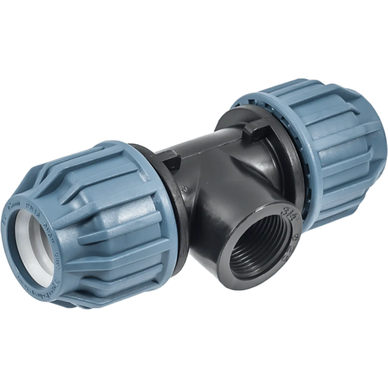 Teu compresiune cu FI PN 16, Elysee, Dimensiune 25x1/2", Presiune 16 Bari