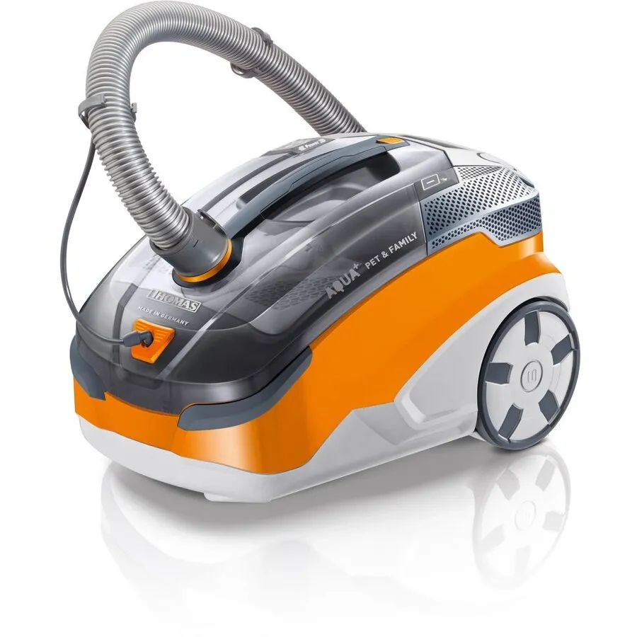 THOMAS Aspirator fara sac Thomas Pet & Family Aqua+,  1700 W, 74 dB, Portocaliu-Gri