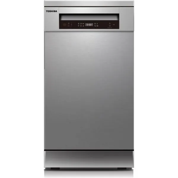 Toshiba Masina de spalat vase independenta Toshiba DDW-10F2EE(S)-PL, 6 programe, 10 seturi, Argintiu