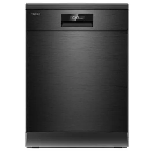 Toshiba Masina de spalat vase independenta Toshiba DW-15F3BS, 15 seturi, 8 programe, Clasa C, 60 cm, negru