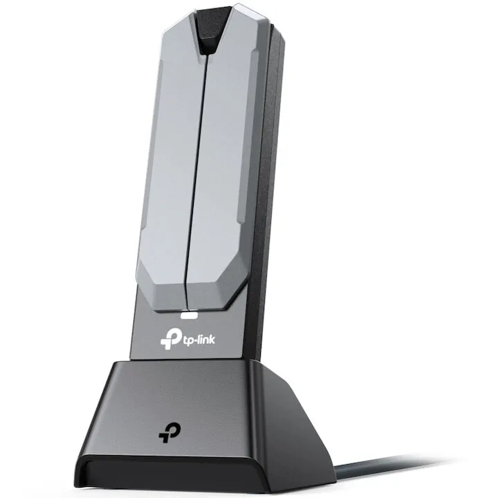 TP-LINK Adaptor wireless USB, TP-LINK Archer TBE400UH, BE6500, Tri-Band, Wi-Fi 7, 688 MB/s, 2882 MB/s, MLO