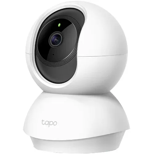 TP-LINK Camera de supraveghere Smart TP-Link Tapo C200 cu Pan/Tilt 360 grade, Full HD 1080P, Functie Baby Monitor Wireless Audio Video, Night Vision, Detectarea miscarilor, Two-Way Audio, Alarma sonora si luminoasa, Control Vocal, IP Wi-Fi, Mod Privacy,