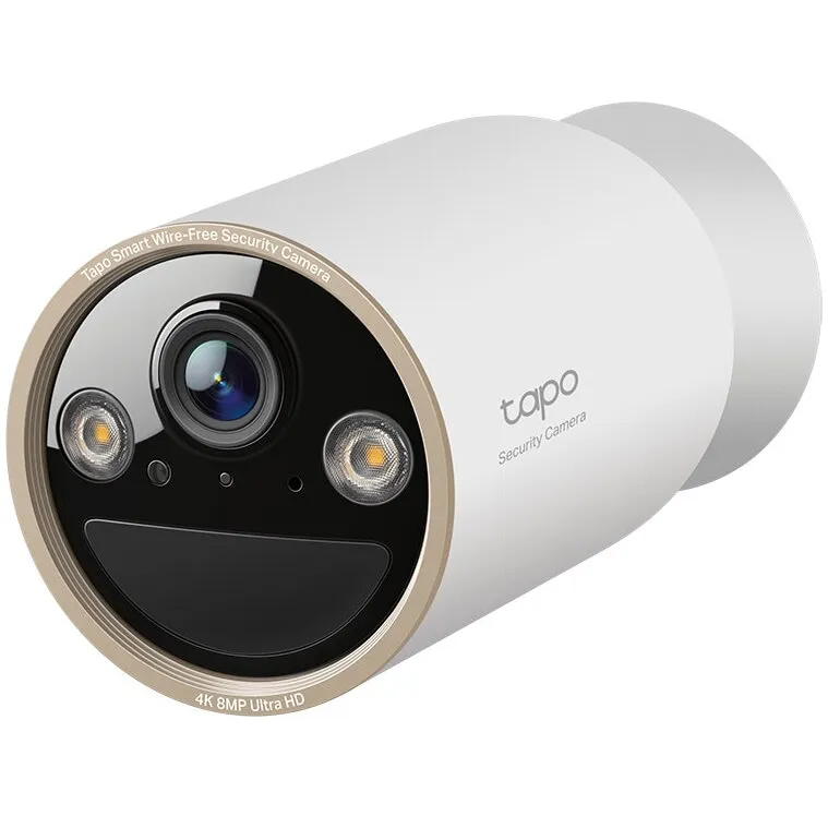 TP-LINK Camera de supraveghere TP-Link Tapo C460, 8MP, 4K, 3840×2160, Starlight Color Night Vision, Two-Way Audio, Detectie AI, alarma luminoasa si sonora, acumulator, montare fara cabluri, baterie 10000mAh, IP66